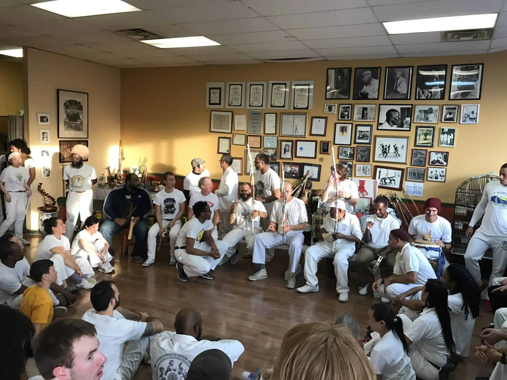 Capoeira angola roda