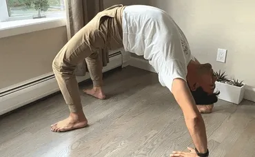 HOW TO DO A BRIDGE (back bend) for non-gymnasts