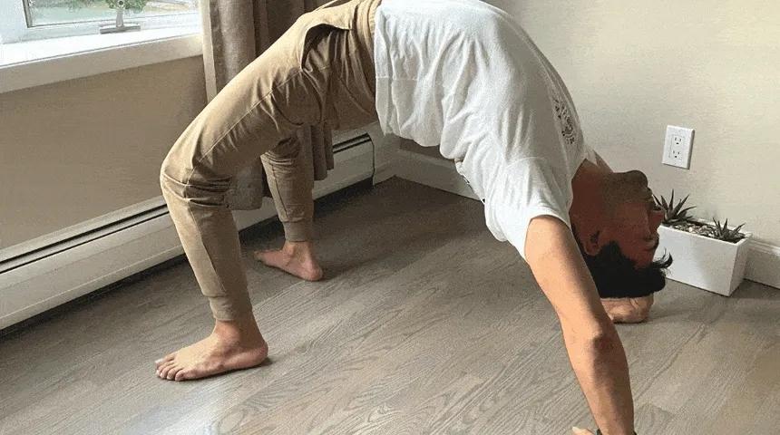 HOW TO DO A BRIDGE (back bend) for non-gymnasts