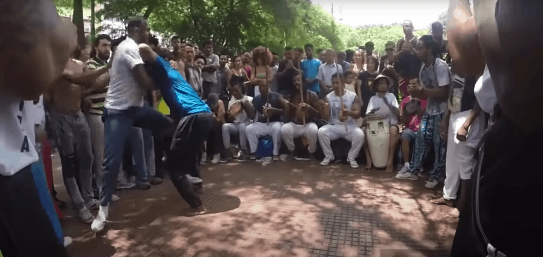 Yes, Capoeira is a contact sport! (kicks, punches, take downs, etc.)